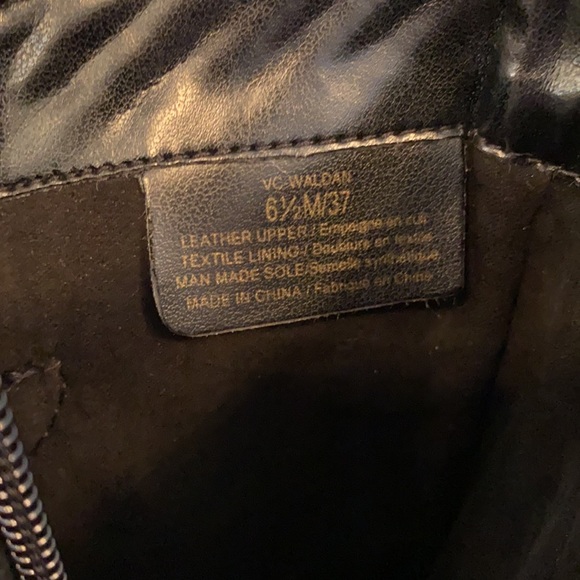 Vince Camuto Black Leather Boots NWOT - Picture 5 of 5